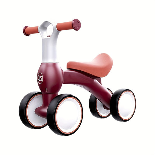 4 Wheels Baby Walker Baby Balance Bike Toys for 1 Year Old, Birthday Gifts for Boys And Girls, Silent Wheels & Non-Pedal Baby Walker Riding Toys for 10-36 Months Toddlers, Kids First Bike Gifts